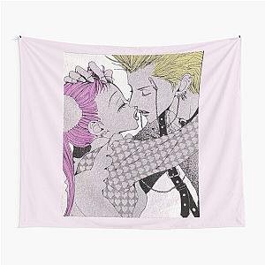Paradise Kiss Miwako and Arashi Nagase (Kiss) Spread Tapestry