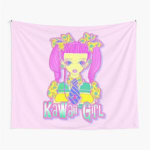 Paradise Kiss - Pastel Kawaii Girl (Light Pink) Tapestry