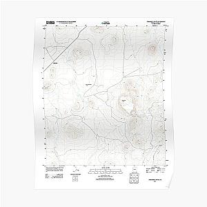 USGS TOPO Map Arizona AZ Paramore Crater 20111026 TM Poster RB1810