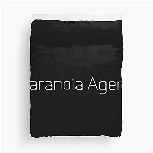 Paranoia Agent Logo White Duvet Cover