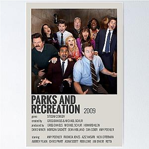 Parks And Recreation Minimalist Poster Poster