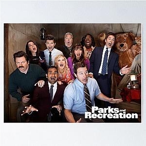 The Parks and Rec Cast  Poster