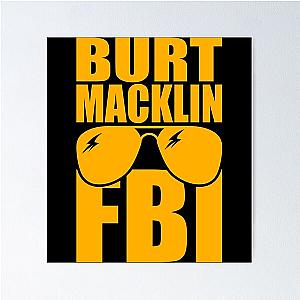 Funny Gift For Parks And Recreation Burt Macklin Fbi - Parks And Recreation Poster