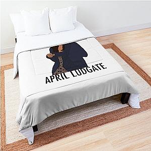 April Ludgate Drawing - Parks and Recreation  Comforter