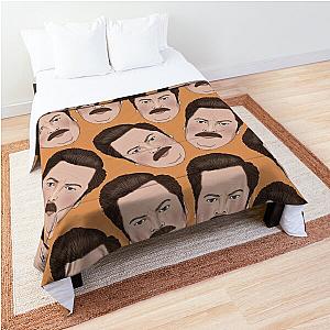 Ron Swanson Parks and Recreation  Comforter