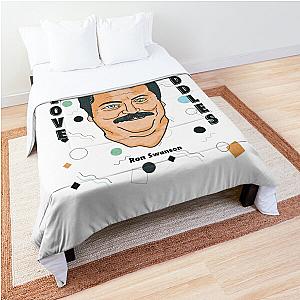 Ron Swanson Parks and Recreation Comforter