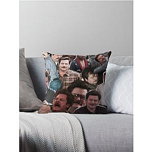 Ron Swanson - Parks and Rec Throw Pillow