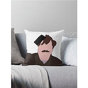 Parks and Recreation - Ron Swanson drinking Snake Juice Throw Pillow