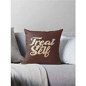 Treat Yo Self - Parks and Recreation Throw Pillow