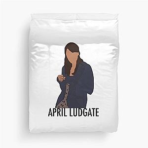 April Ludgate Drawing - Parks and Recreation  Duvet Cover