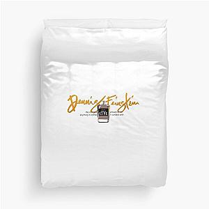 Dennis Feinstein Logo from Parks and Rec Duvet Cover