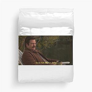 Funny Parks and Recreation Ron Swanson  Duvet Cover