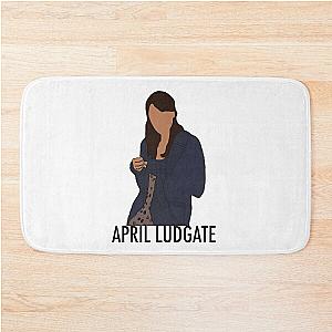 April Ludgate Drawing - Parks and Recreation  Bath Mat