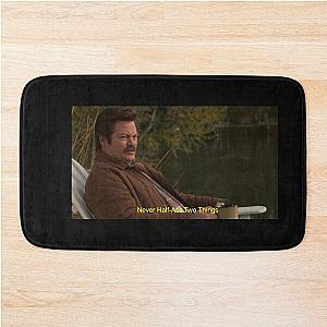 Funny Parks and Recreation Ron Swanson  Bath Mat