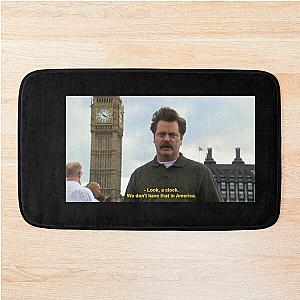 Funny Parks and Recreation Ron Swanson  Bath Mat