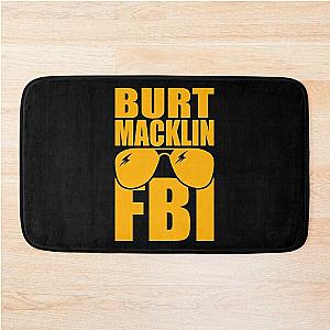 Funny Gift For Parks And Recreation Burt Macklin Fbi - Parks And Recreation Bath Mat