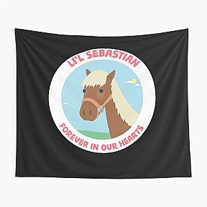 Retro Parks And Recreation Li'L Sebastian Tapestry