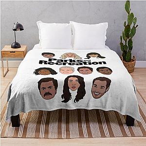 Parks and Recreation Crew Throw Blanket