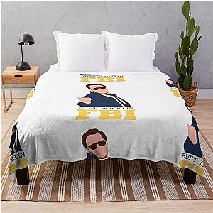 Parks and Recreation Burt Macklin FBI Throw Blanket