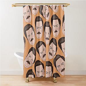 Ron Swanson Parks and Recreation  Shower Curtain