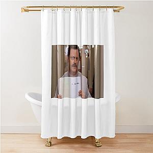 Funny Parks and Recreation Ron Swanson Shower Curtain