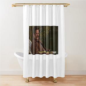 Funny Parks and Recreation Ron Swanson  Shower Curtain