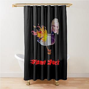 Parks and Recreation Flame Duck   	 Shower Curtain