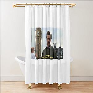 Funny Parks and Recreation Ron Swanson  Shower Curtain