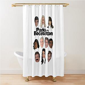 Parks and Recreation Crew Shower Curtain