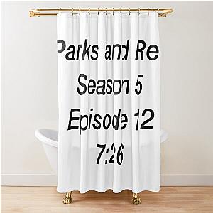 Parks and Recreation Refrence Shower Curtain