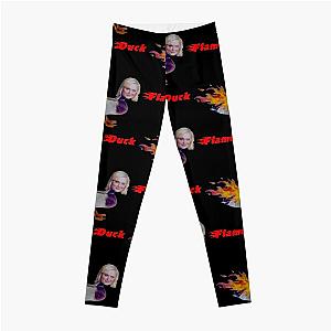 Parks and Recreation Flame Duck   	 Leggings