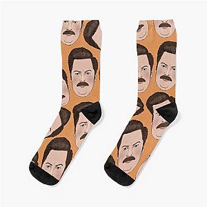 Ron Swanson Parks and Recreation  Socks