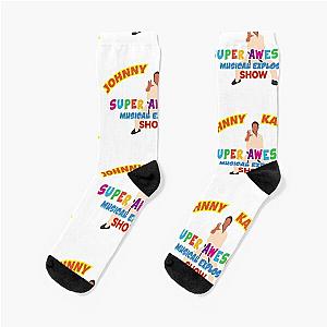 johnny karate super awesome musical explosion show II - parks and rec Socks