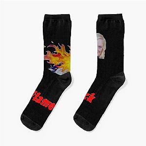 Parks and Recreation Flame Duck   	 Socks