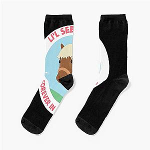 Retro Parks And Recreation Li'L Sebastian Socks