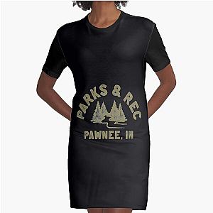 Parks & Recreation Vintage Parks And Rec  Graphic T-Shirt Dress