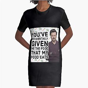 Proud  Parks And Recreation Graphic T-Shirt Dress