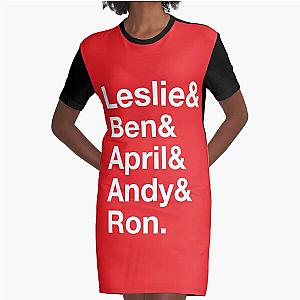 Parks and Recreation - Characters Graphic T-Shirt Dress