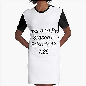 Parks and Recreation Refrence Graphic T-Shirt Dress