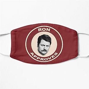 Ron Approves - Parks and Recreation Flat Mask