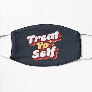 Treat yo self Parks and Recreation Donna Tom  Flat Mask