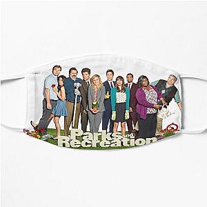 The Parks and Rec Gang Flat Mask