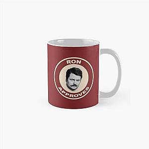 Ron Approves - Parks and Recreation Classic Mug