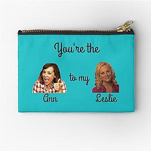 You're the Ann to my Leslie: Parks and Recreation Zipper Pouch