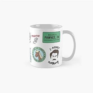 Parks and Recreation TV Show Art Classic Mug