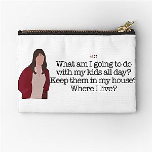 Where I Live? Lady Parks and Recreation Zipper Pouch