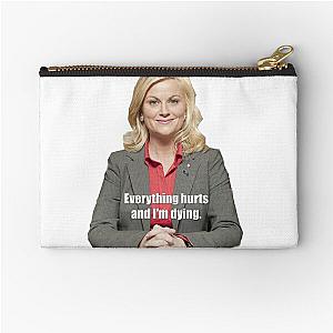 Leslie Knope Sticker Parks and Rec Zipper Pouch