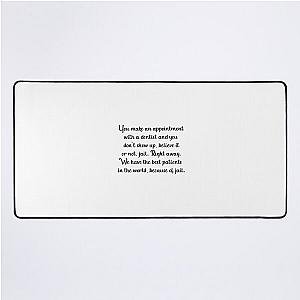 Parks and Recreation Quote Desk Mat