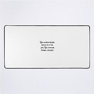 Parks and Recreation Quote Desk Mat