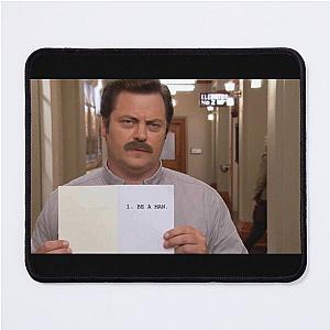 Funny Parks and Recreation Ron Swanson Mouse Pad